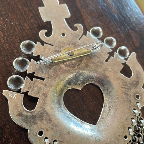 Handmade vintage broach silver - Picture 4 of 5